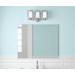PRESTIGE 3LT WALL SCONCE WITH CLEAR GLAS