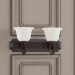 2-LT 100W MB ALISTAIR VANITY