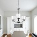 3-LT 100W MB ABBOT CHANDELIER