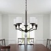 5 LT 100W MB PAYTON CHANDELIER