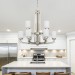 9 LT 60W MB HADLEY TWO-TIER CHANDELIER