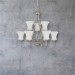 9 LT 60W MB VALARE TWO-TIER CHANDELIER