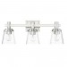 RIELLA 3LT MB VANITY WITH CLEAR SEEDED G