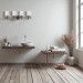 QAIRO 4LT MB VANITY FROSTED SEEDED GLASS
