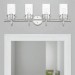 QAIRO 4LT MB VANITY WITH CLEAR SEEDED GL