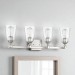 4LT 100W MB ARDEN VANITY WITH CLR SEEDY