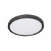 Sunset Lighting LED Round Panel 24W 1700LM, Dimmable Black F8210-31-2-4K
