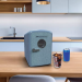 Frigidaire 9 Can Denim Retro Beverage Portable Mini Refrigerator EFMIS199LTDENIM