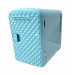 Frigidaire Mini Retro Beverage Fridge 9-Can 4-Liter Diamond Door EFMIS222-BLUE