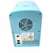 Frigidaire Mini Retro Beverage Fridge 9-Can 4-Liter Diamond Door EFMIS222-BLUE