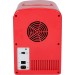 Frigidaire Portable Mini Fridge-Retro Compact 6-Liter 9-Can EFMIS175-RED