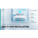 Hisense 8,000 BTU Smart Inverter Window Air Conditioner with Easy Install Bracket