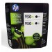 HP CR317BN 950XL Black Ink Cartridge Twin Pack 
