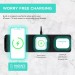 IHOME 3-IN-1 WIRELESS CHARGING PAD