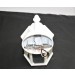 Sunset Lighting Outdoor Wall Sconce w/ Clear Beveled Glass, White Finish F7851-30 