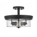2LT MB HALSTON SEMI-FLUSH PROV BRONZE