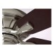 Luminance Kathy Ireland Carrera Grande Eco Ceiling Fan w/ 72" Walnut Blades 6-Speed Wall Control