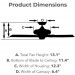 Luminance Kathy Ireland Home Crown Select Eco 72" Span Ceiling Fan Barbeque Black CF4502BQ