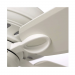 Luminance Kathy Ireland Penbrooke Eco 60" Ceiling Fan Satin White w/ Timber Grey Solid Wood Blades