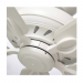 Luminance Kathy Ireland Penbrooke Eco 60" Ceiling Fan Satin White w/ Timber Grey Solid Wood Blades