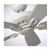 Luminance Kathy Ireland Penbrooke Eco 60" Ceiling Fan Satin White w/ Timber Grey Solid Wood Blades