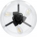 3LT 100W MB STELLA FLUSH MOUNT