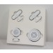 Wink Z-Wave Kit: Smart Door / Window Sensor x2, Motion Sensor x1, Siren x1 Compatible 