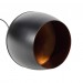 Sunset 1-Light Medium Base ALUM. Mini-Pendant with Bulb Black color - T10376L