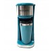 Frigidaire Stainless Steel Coffee Maker Single Cup Insulted Travel Mug ECMK095 420ml Capacity Aqua