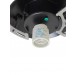 Luminance Aluminum Post Globe Holder Kit, Black color - K480 HS626 E26 Screw Lamp socket: TC-81 6"W x 3.5" H