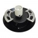 Luminance Aluminum Post Globe Holder Kit, Black color - K480 HS626 E26 Screw Lamp socket: TC-81 6"W x 3.5" H