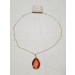 Necklace chain with Orange pendant