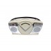 Proscan PRCD212-CREAM Retro-Style LED Display Portable CD Radio Boombox - Cream 