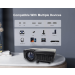 RCA RPJ107 1080P, Streaming Ready, 30"-150" Picture Size, Bluetooth, HDMI, AV, USB, TF Card, Remote