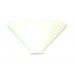 12IN CASED OPAL SLANT SHADE