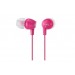 SONY EARBUD HEADPHONES(HOT PINK)