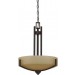 Sunset 3-Light 100W MB Hadley Bowl Pendant Provincial Bronze - F22103-64