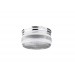 8-5/8IN CLR & WHT DRUM FIXTURE PC COLOR