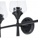 Sunset Stella 3-Light Bathroom Vanity 100W Light Black F27013-31