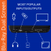 Sylvania 10.1" Dual Screen Portable Blu-ray DVD CD player SDVD1087 Certified Refurb 