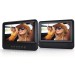 Sylvania SDVD7751 7" Dual LCD Screen Portable DVD Player CDs, MP3s, for Vehicles or Traveling