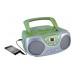 Sylvania SRCD243M-GREEN CD Radio Boombox