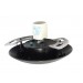 Luminance Aluminum Post Globe Holder Kit, Black color - K480 HS626 E26 Screw Lamp socket: TC-81 6"W x 3.5" H